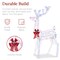 Best Choice Products 3-Piece Lighted Christmas Deer Set Outdoor Yard Decoration with 360 LED Lights, Stakes